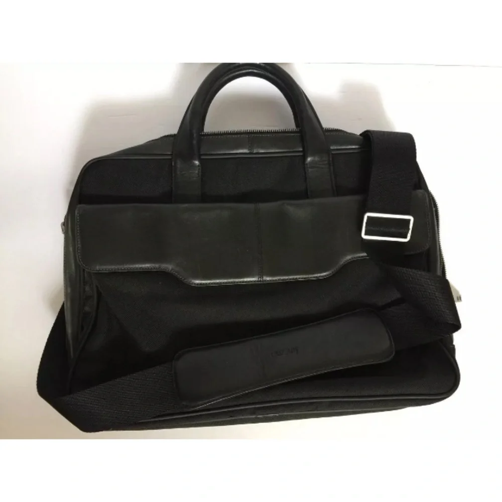 Knomo Stanley Black Nylon Laptop Messenger Bag